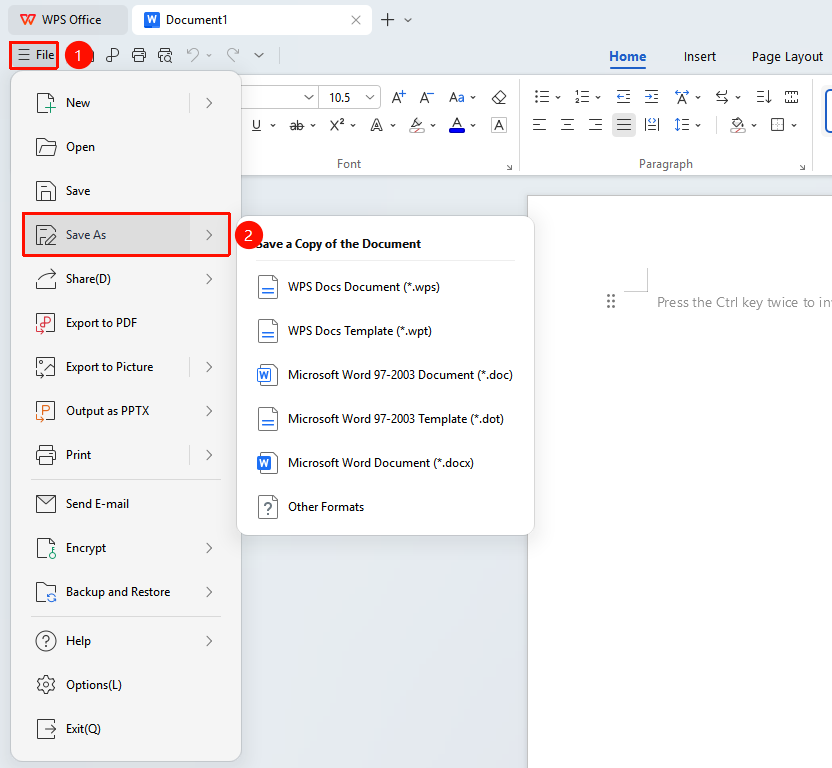 【EN】WPS Docs Save and Save As Feature Guide 03