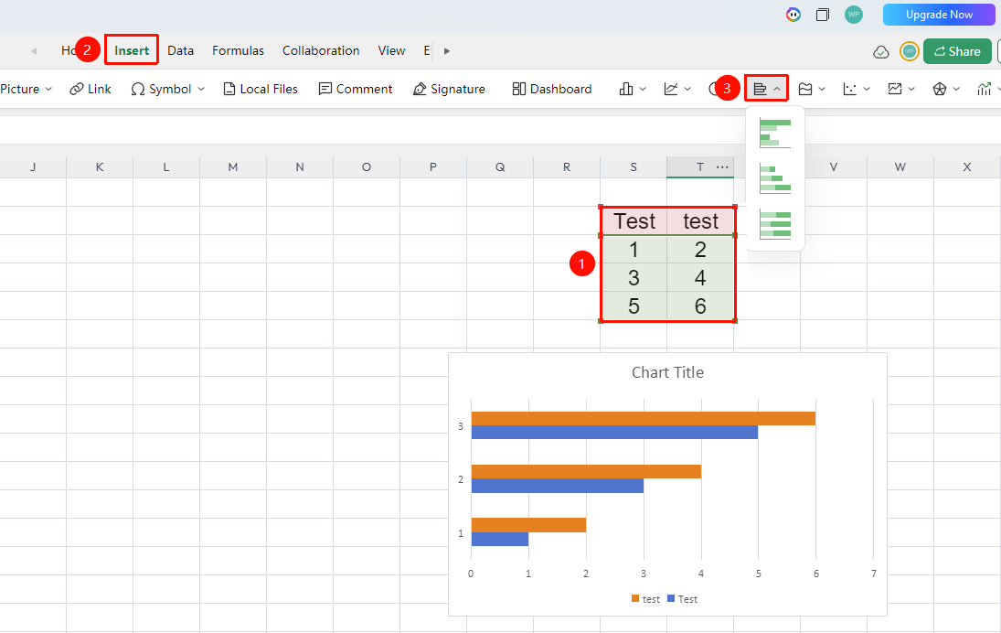 【EN】WPS Sheets Collaboration Mode Bar Chart Feature User Guide_截图01